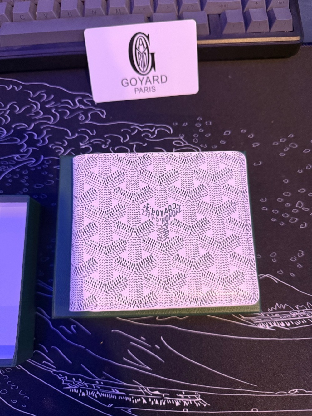Goyard Saint-Sulpice White Goyardine Card Holder Wallet – Luxury Designer